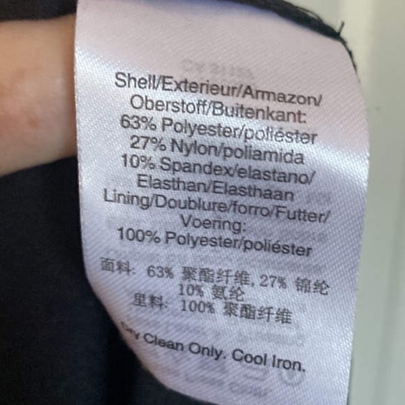 DKNY Rockstar BEST DRESS EVER Black Texture Wrap Dress Size 8 - Picture 9 of 9